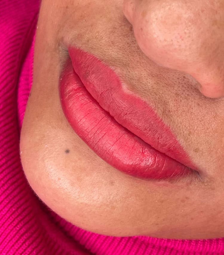 Dermopigmentazione labbra subito dopo