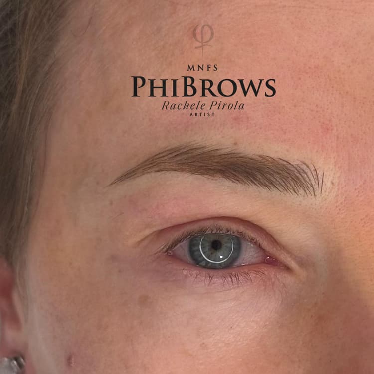 Microblading Phibrows dopo
